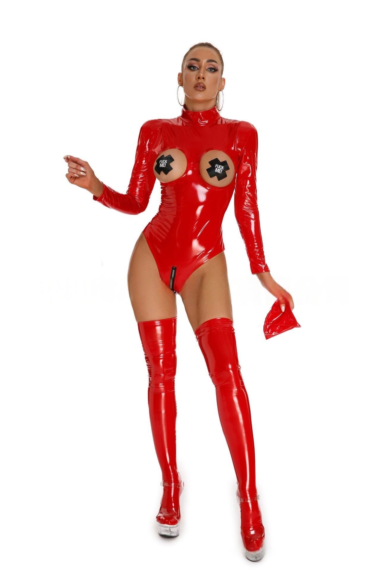 Vinyl Cup Bodysuit
