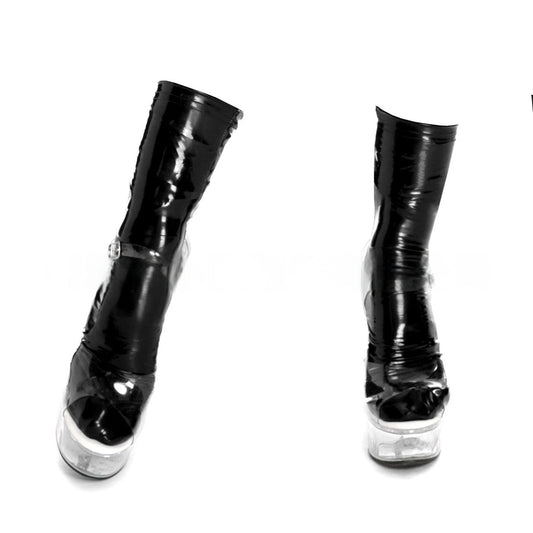 Pink Bdsm Latex Socks