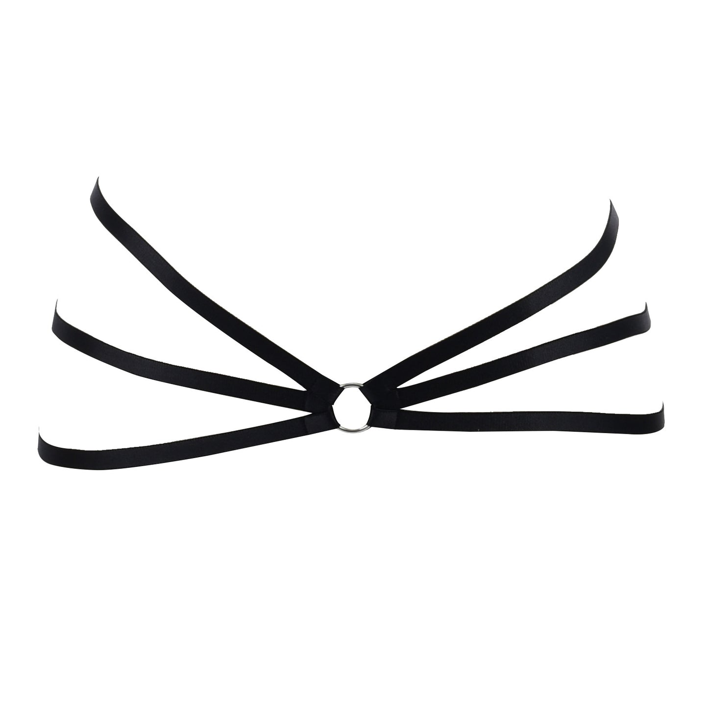 Black Amateur Crotchless Panties Revealing Bondage Harness Lingerie Couples Thong