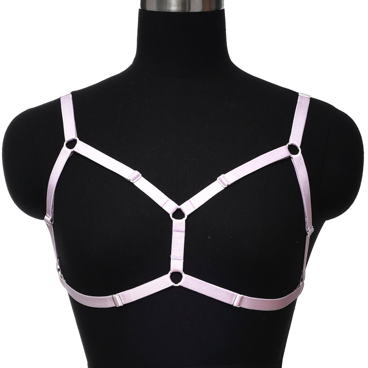 Black Bra Straps Strapy Strappy Harness Lingerie