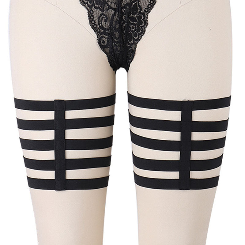 Extreme Garter Leg Harness Red Bdsm Lingerie Harness