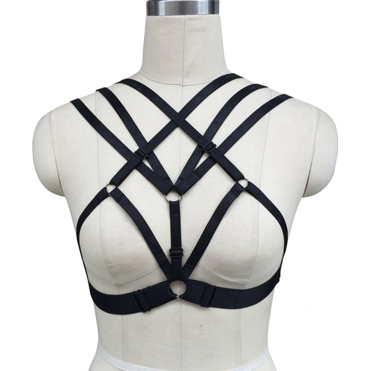 Extreme Sexiest Bra White Bdsm Harness Lingerie