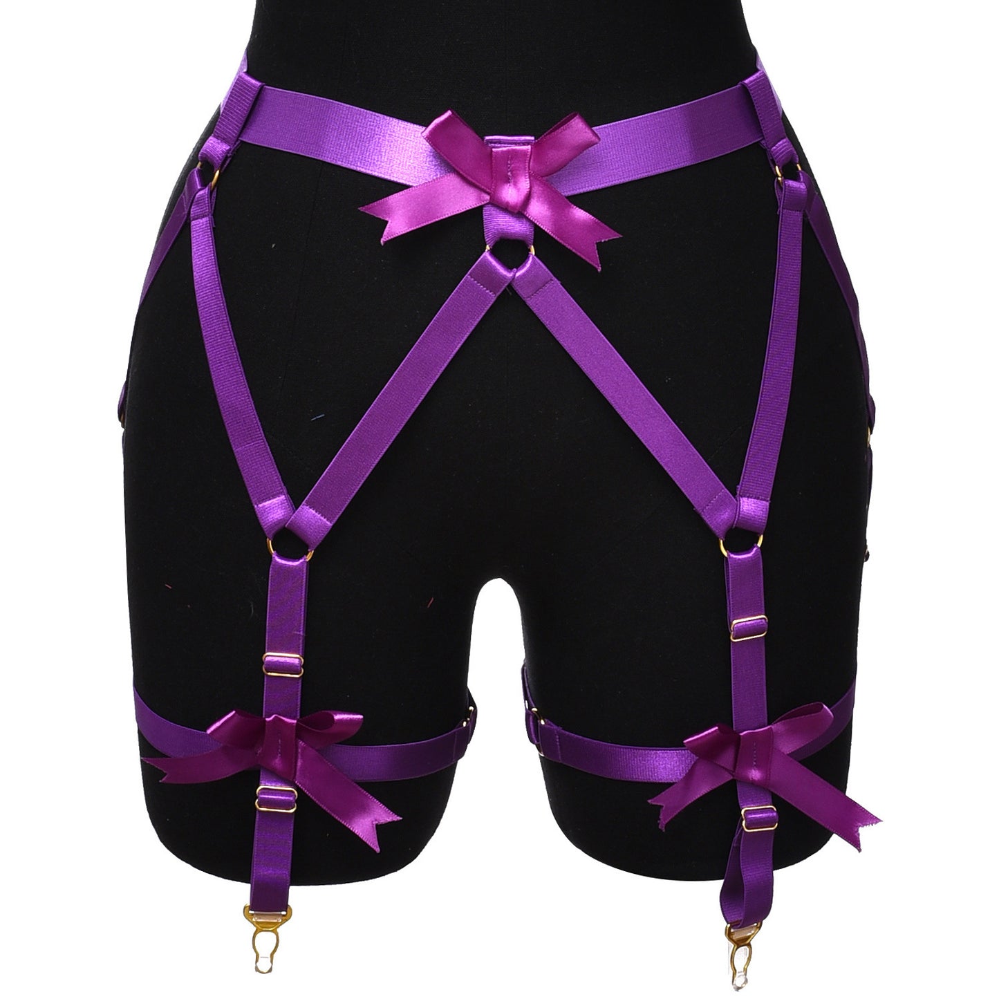 Extreme Womens Garter Belt Red Body Harness Lingerie