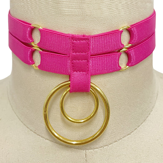 Intimate Choker Women Black Body Harness Lingerie