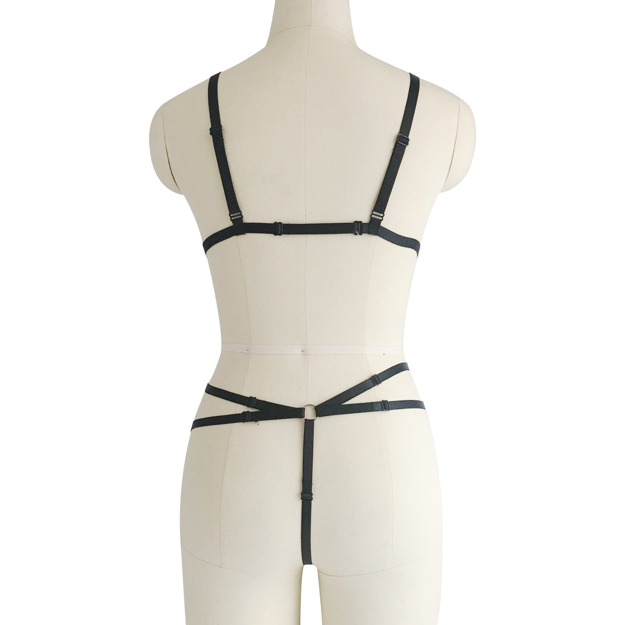 Intimate Sexy Bodysuit Women Black Body Harness Lingerie Slutty Teddy