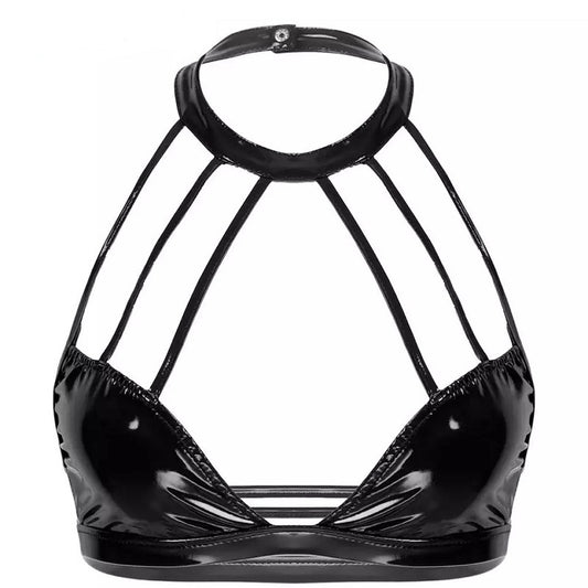 Latina Bra Red Plus Size Leather Lingerie Sexiest Top