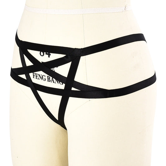 Latina Crotchless Panties Lingerie Intimate Bdsm Harness Lingerie Women Thong