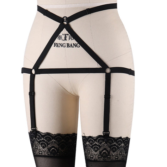 Latina High Waist Garter Belt Intimate Bdsm Lingerie Harness