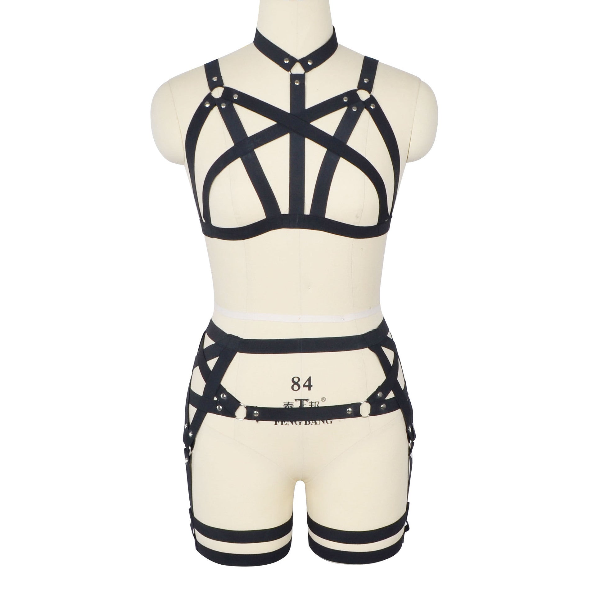 Latina Sexy Valentines Lingerie Set Women Black Body Harness Lingerie Strapy Bra Panties Le Jour Jour Latina Sexy Valentines Lingerie Set Women Black Body Harness Lingerie Strapy Bra Panties Le Jour Jour