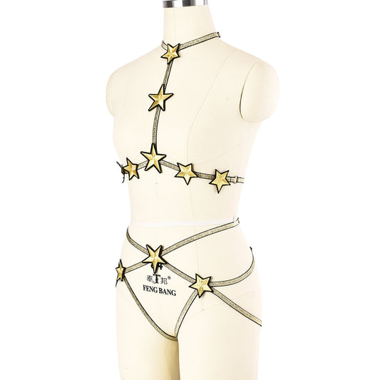 Nasty Black Bodysuit Women Bdsm Lingerie Harness Naughty Teddy