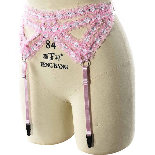 Nasty Garter Belt Sexy Couples Bdsm Lingerie Harness