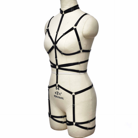 Nasty Sexy Bodysuit Revealing Bdsm Lingerie Harness Women Teddy