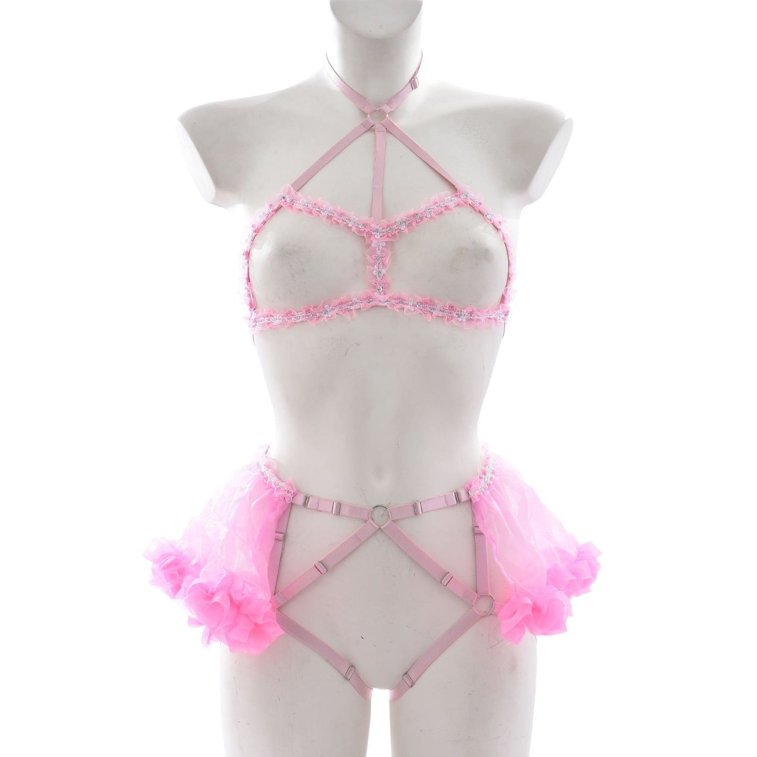Nasty Sexy Crotchless Lingerie Set Revealing Sexy Harness Lingerie Submissive Bra Panties Le Jour Jour Nasty Sexy Crotchless Lingerie Set Revealing Sexy Harness Lingerie Submissive Bra Panties Le Jour Jour