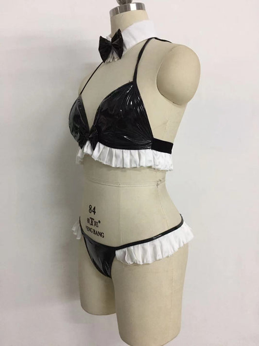 Intimate Latina Maid Lingerie Costume Set Cosplay Costume