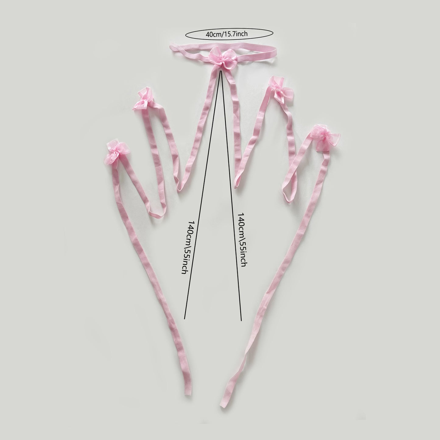 Pink Bow Ivy Leg Garter