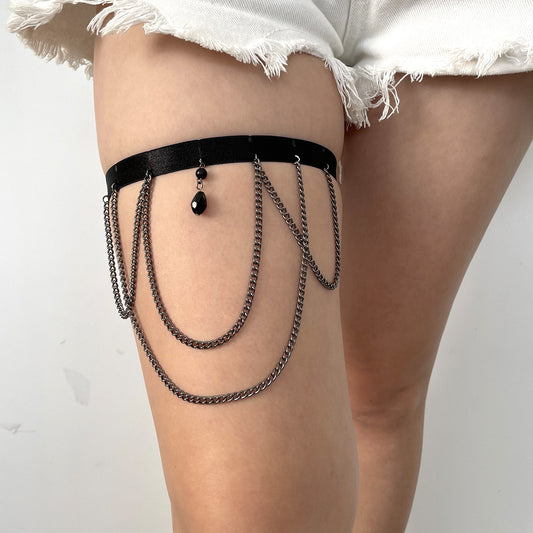 Slutty Garter Leg Harness Women Lingerie Bondage Harness