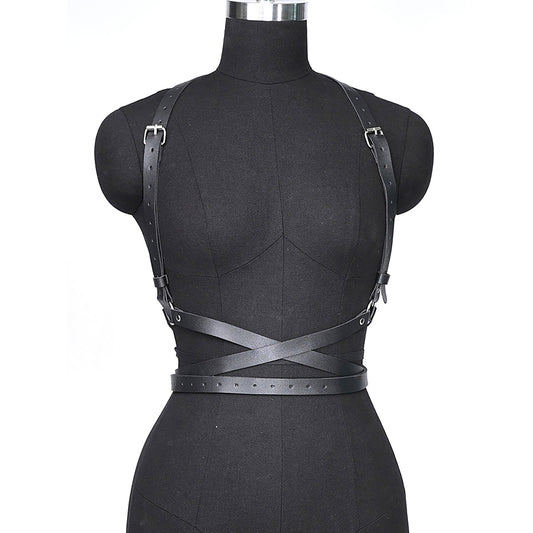 Leather Harness Belt Shirt