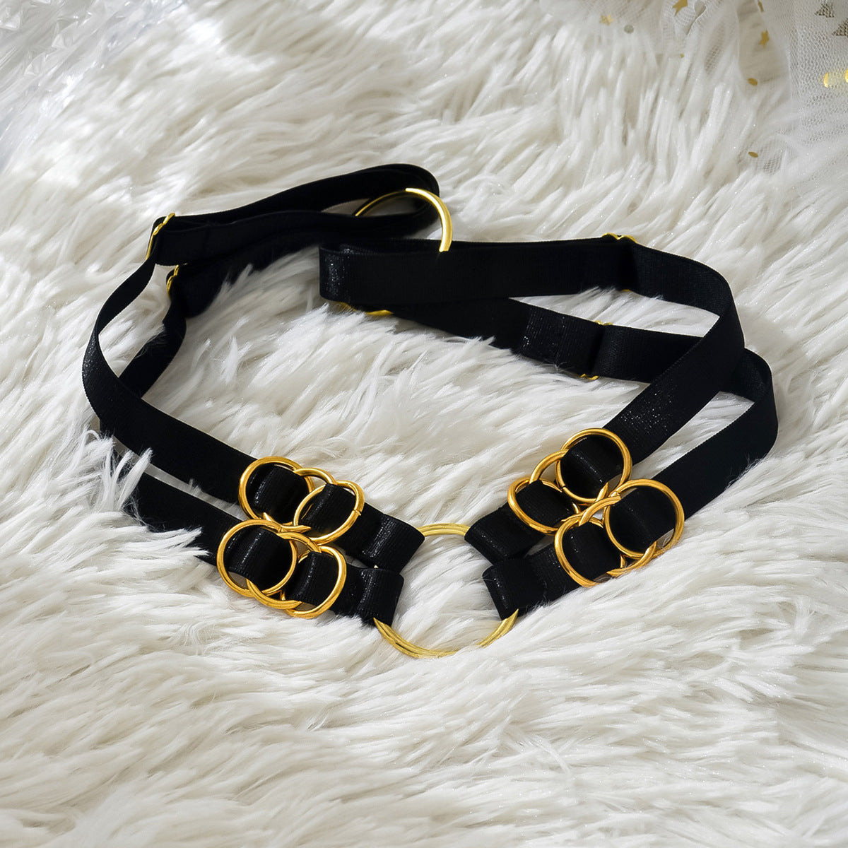 Black Ringleg Garter