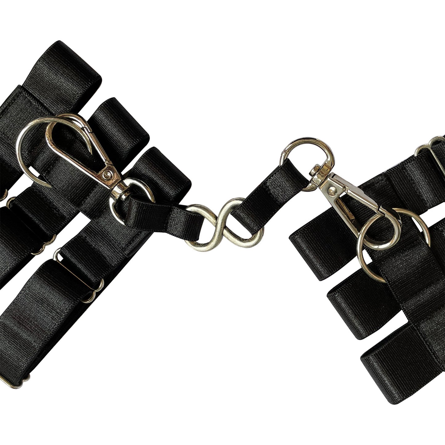 Black Harness Handcuffs