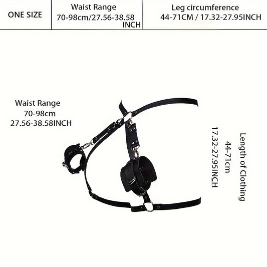 Thigh Harness With Wrist Cuffs