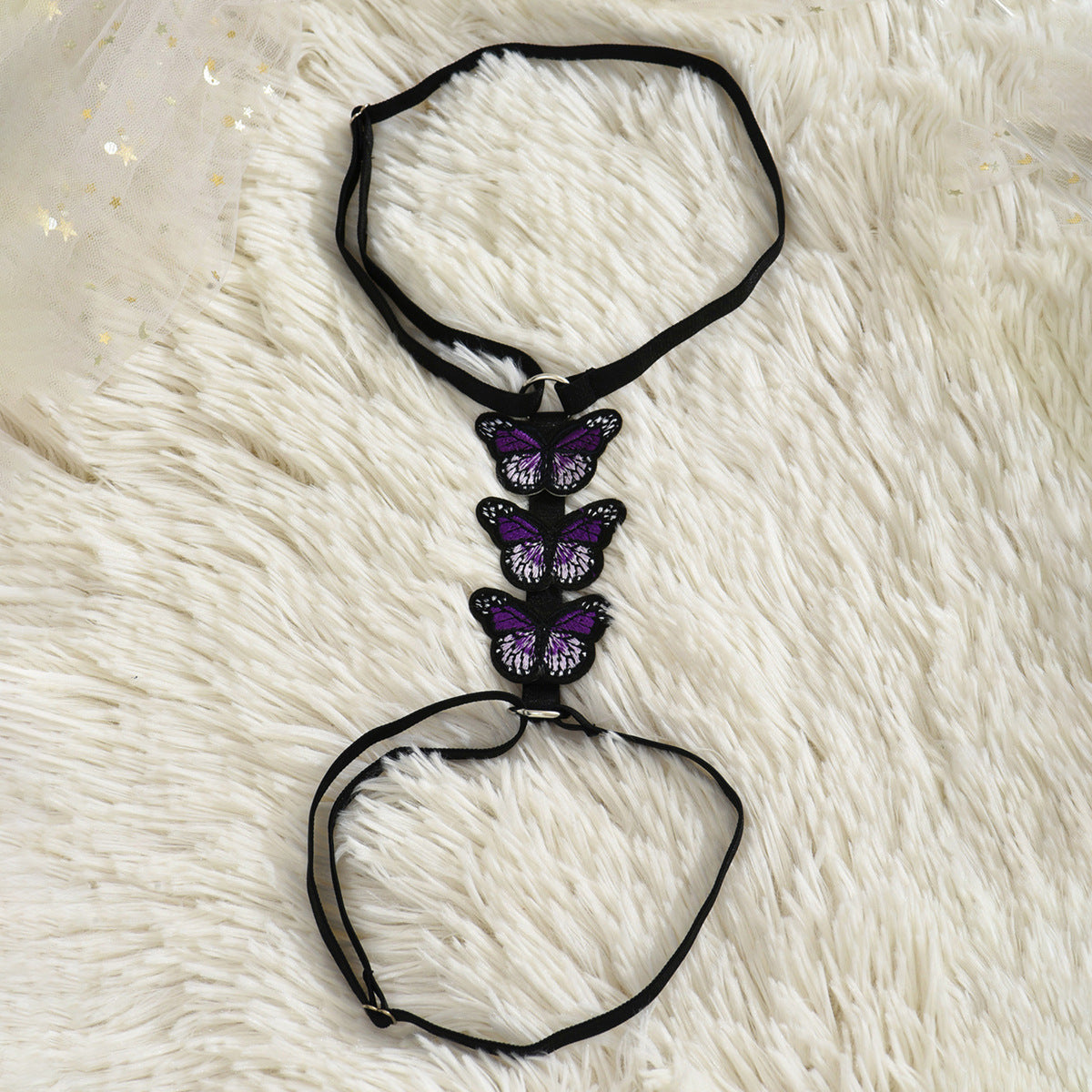 Butterflies Double Leg Garter