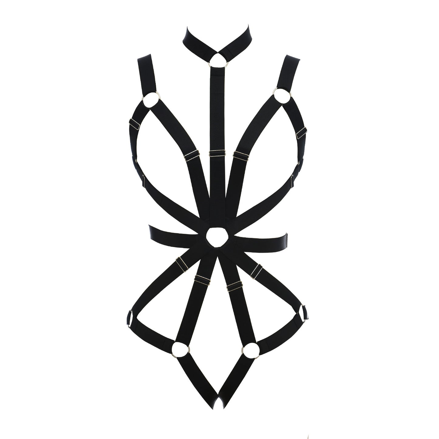 Women Womens Black Bodysuit Intimate Bdsm Lingerie Harness Latina Teddy