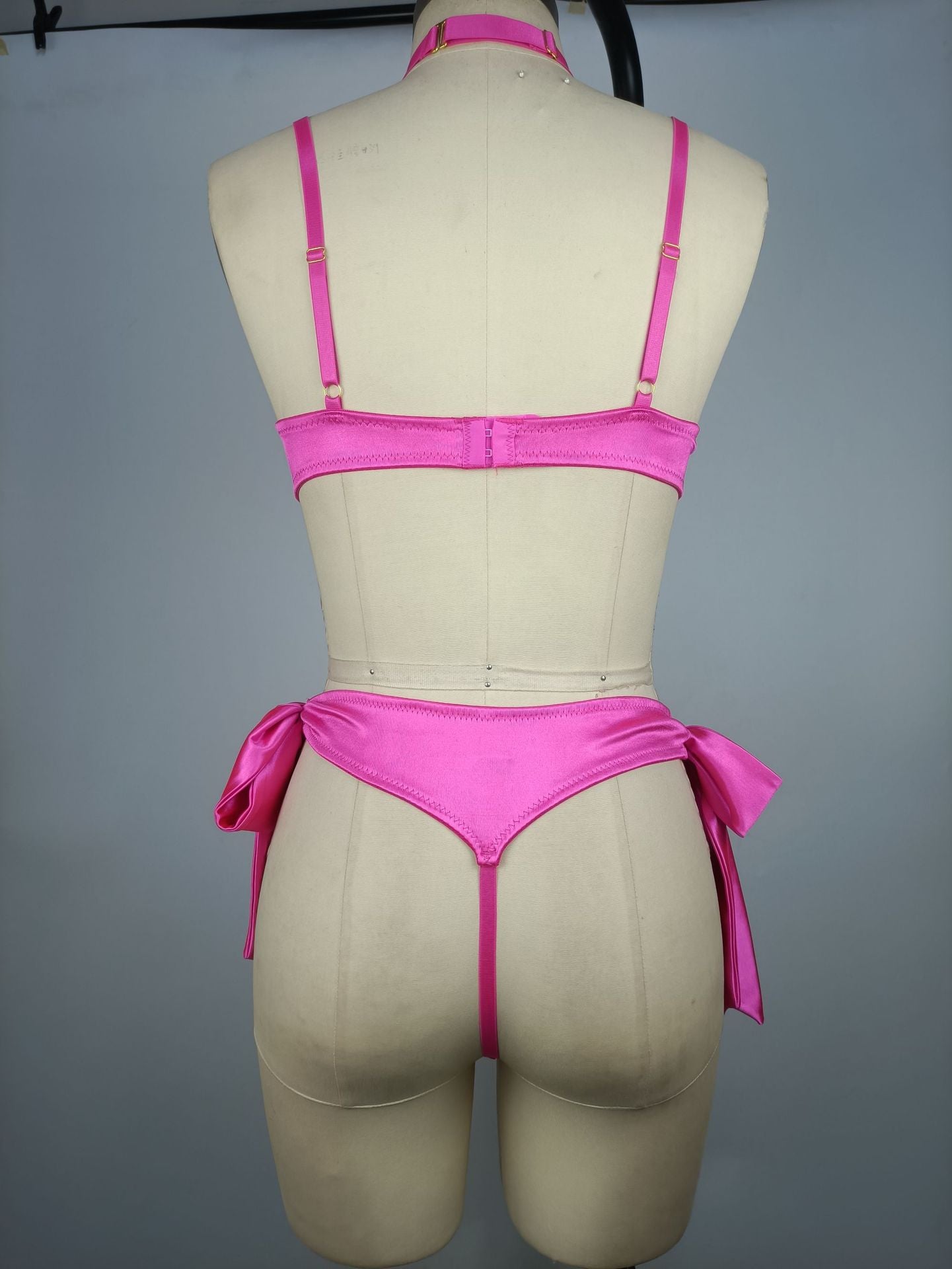 Intimate Women Black Body Harness Lingerie Set