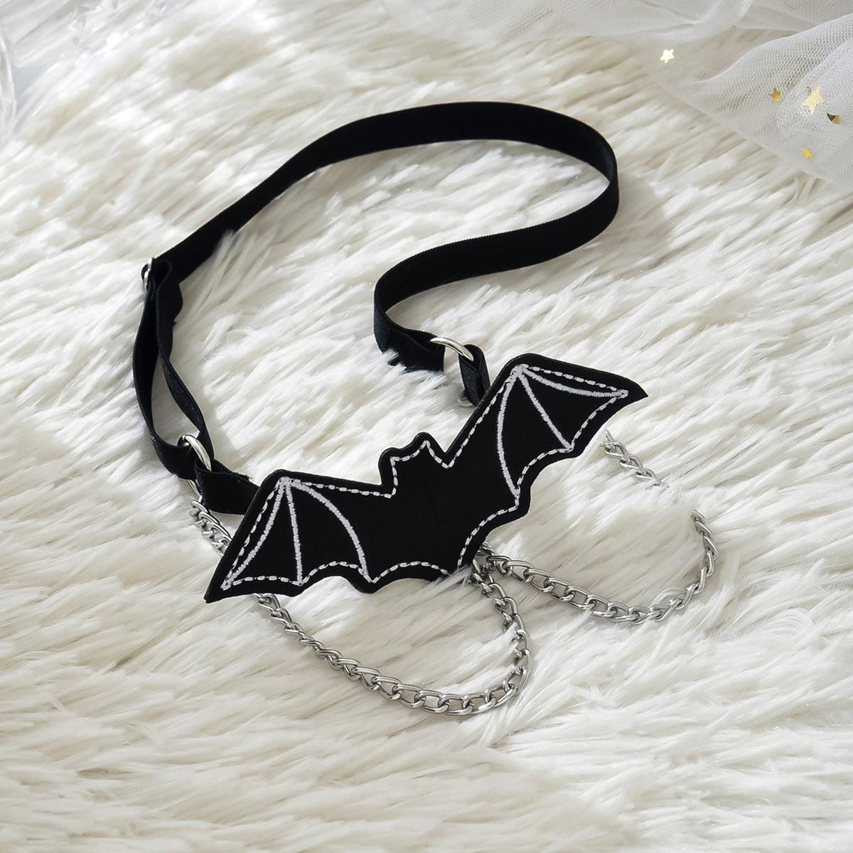 Black Devil Leg Garter