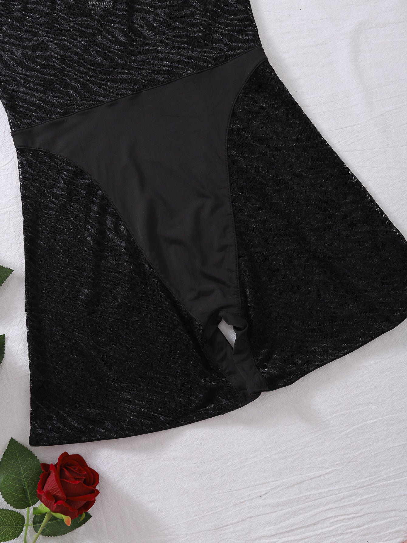 Sheer Bodysuit Outfit Uncensored