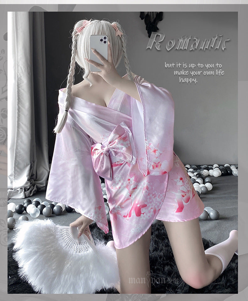 Off Shoulder Kimono Sexy