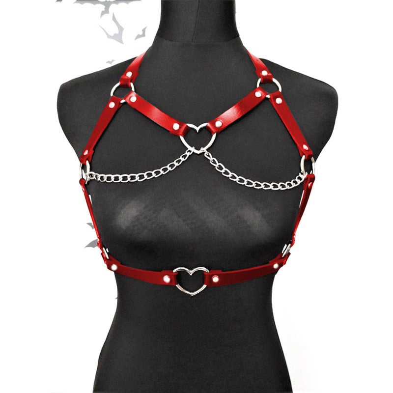 Leather Harness Bralet