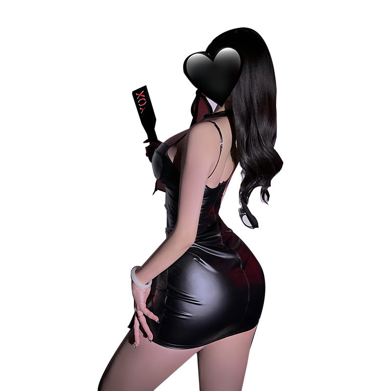 Bodycon Leather Mini Dress