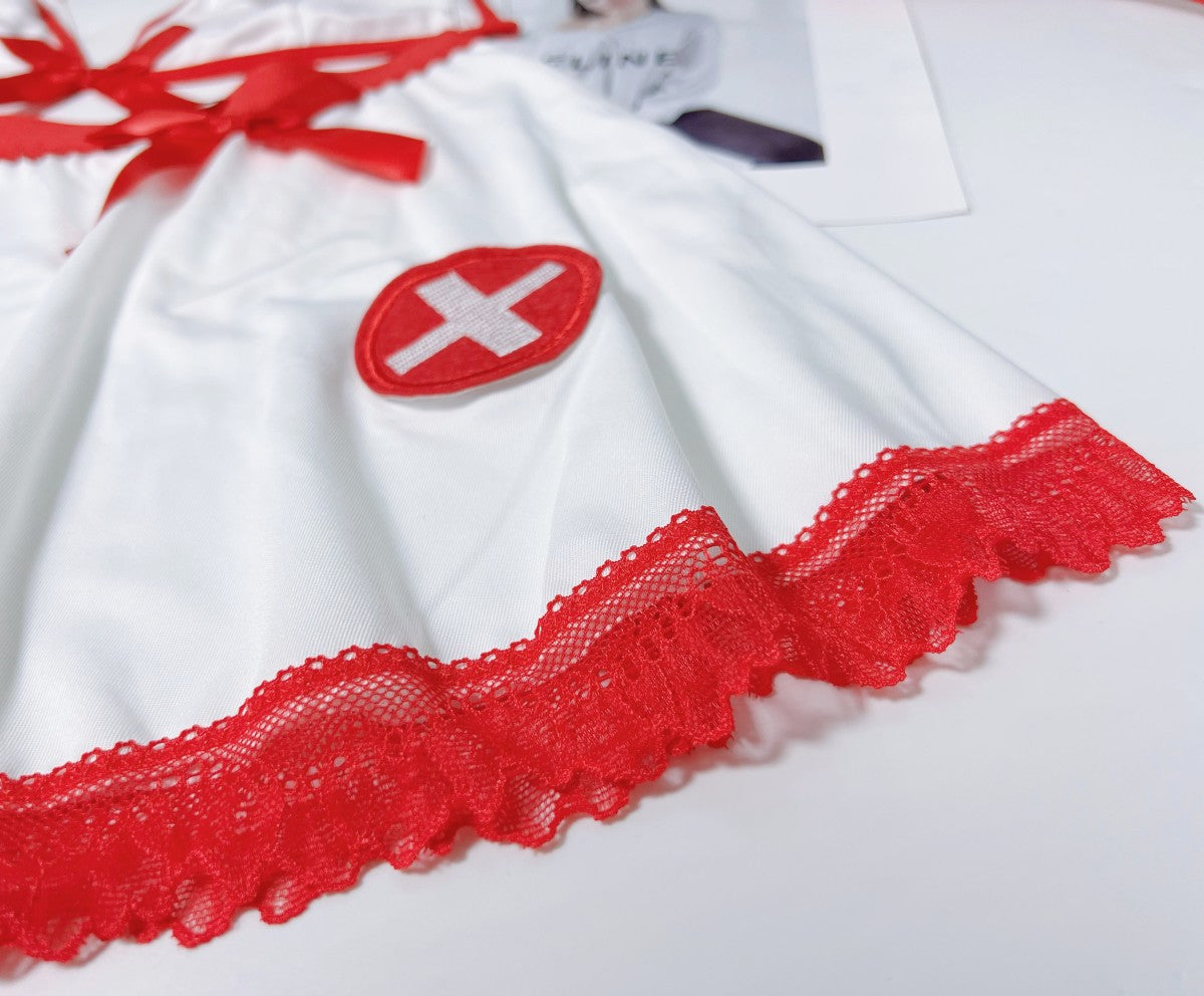 Dresses For Women Red Adult Sexy Nurse Costumes Role Play Lingerie