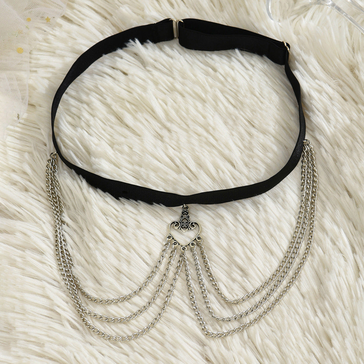 Black Chains Leg Garter