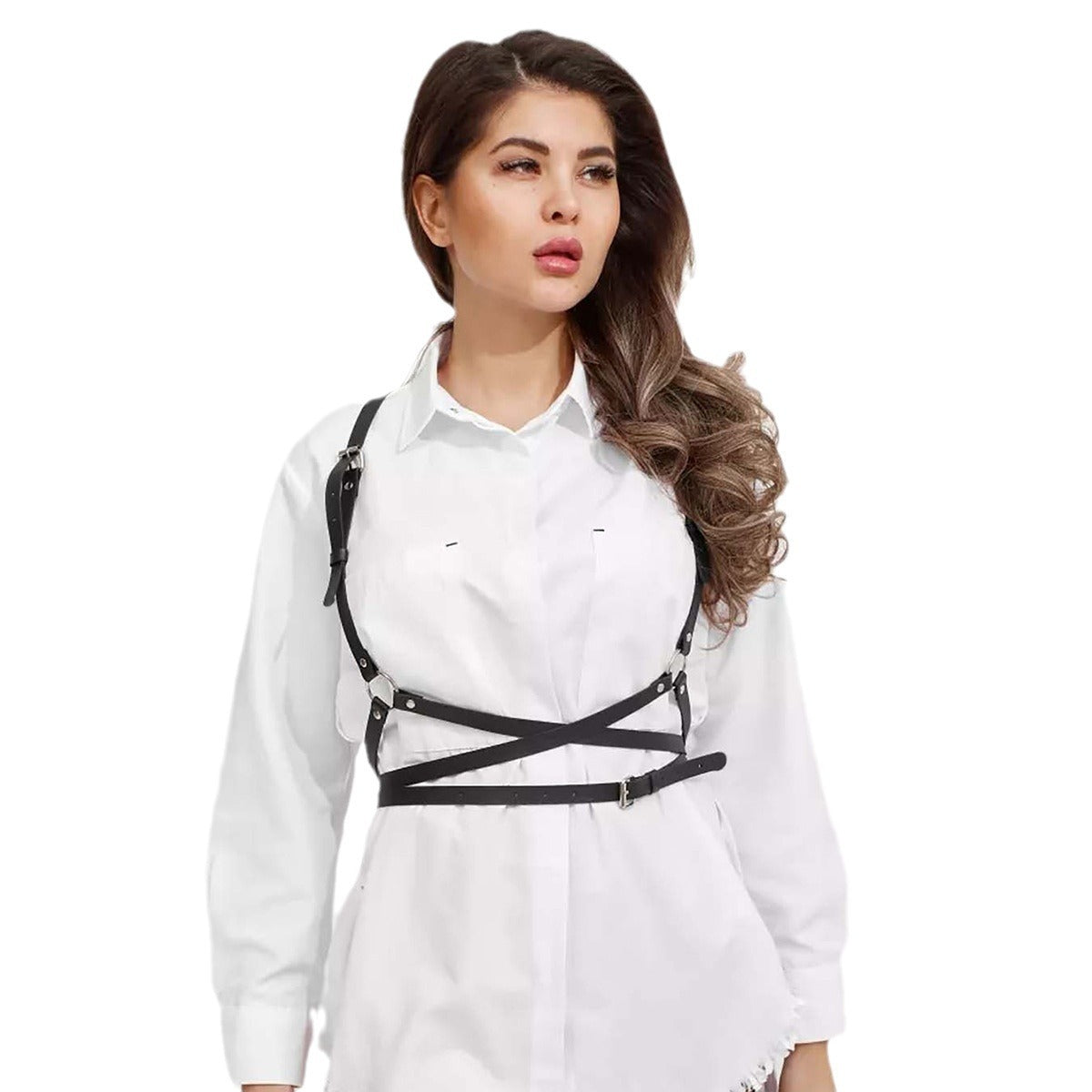 Womens Leather Harness Belts Fashion