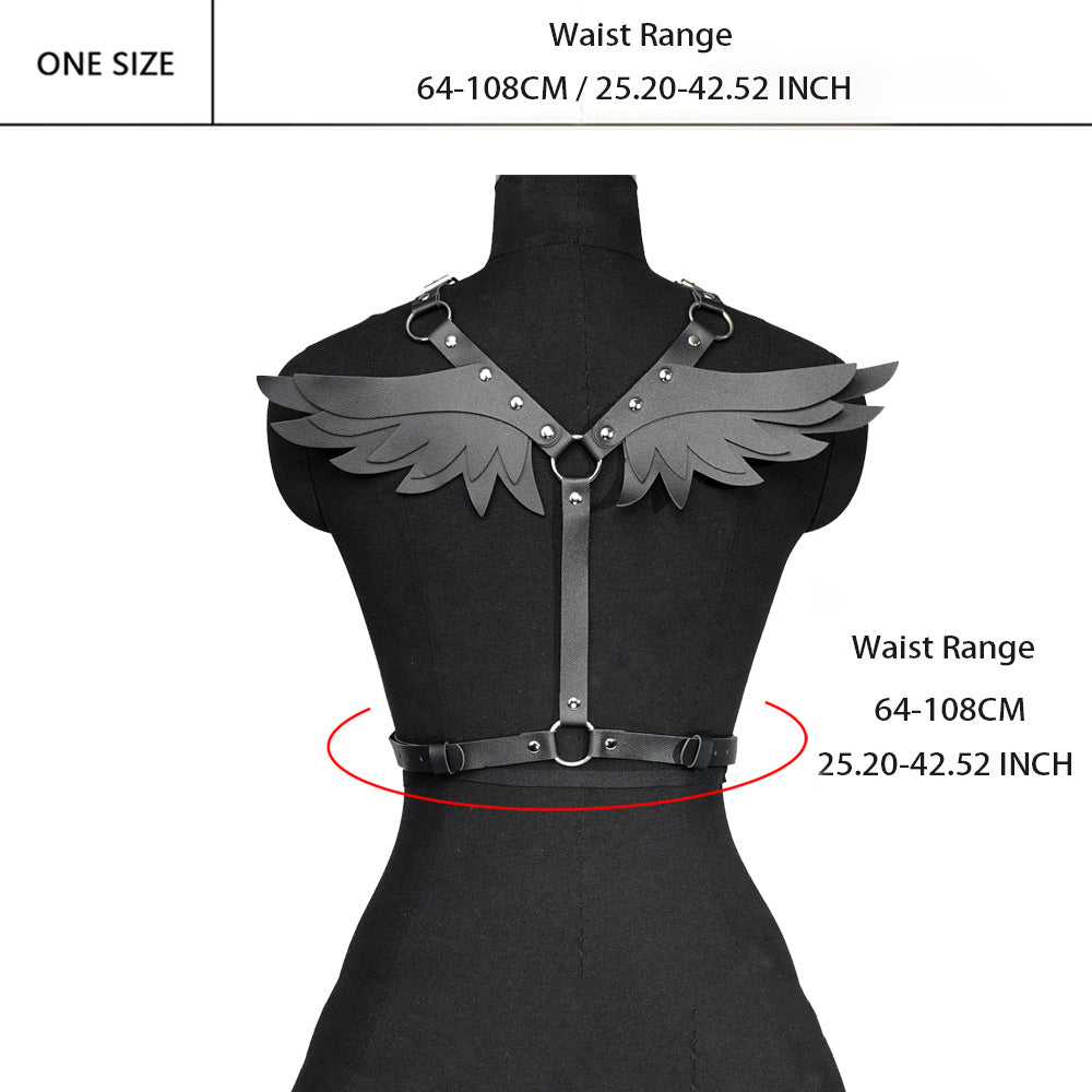 Leather Harness Bralette