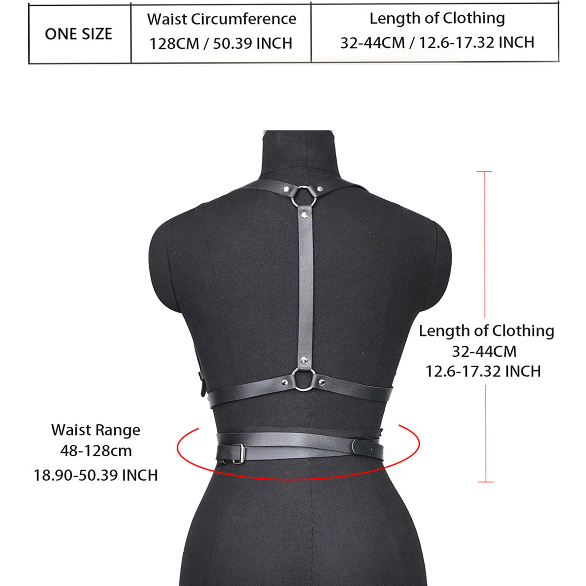 Womens Leather Belt Harness