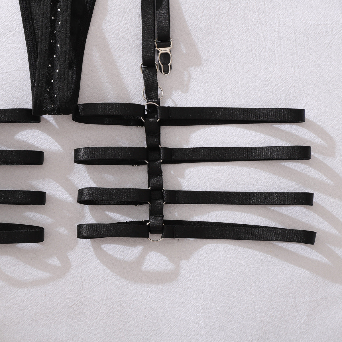 Harness Lace Garter Lingerie Set
