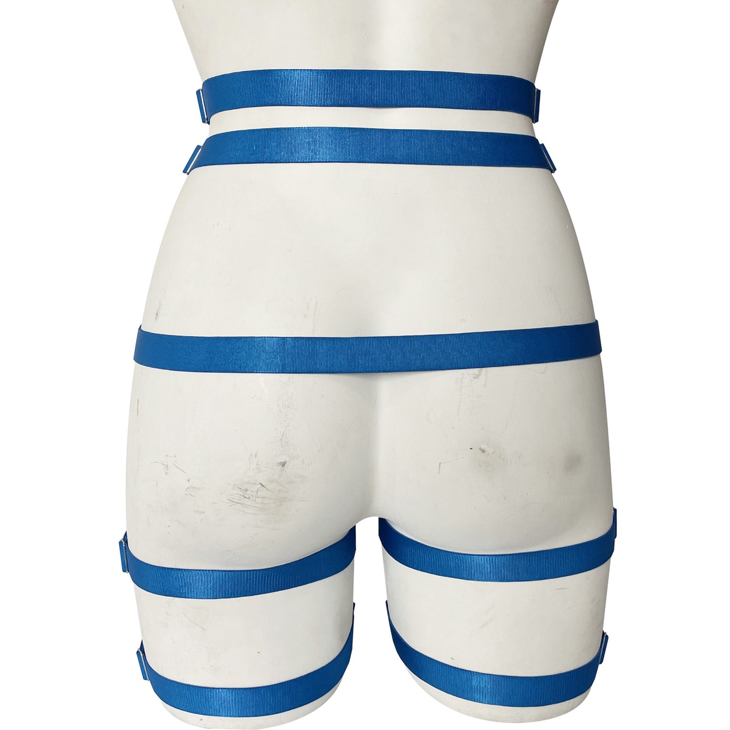 Harness Blue Garter Belt