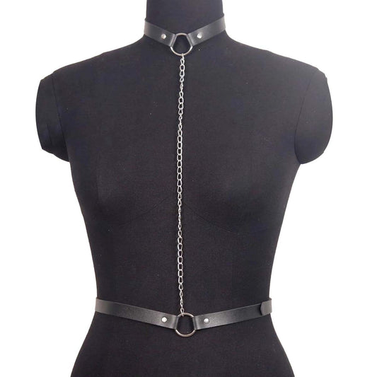 Leather Chest Harness Fashion