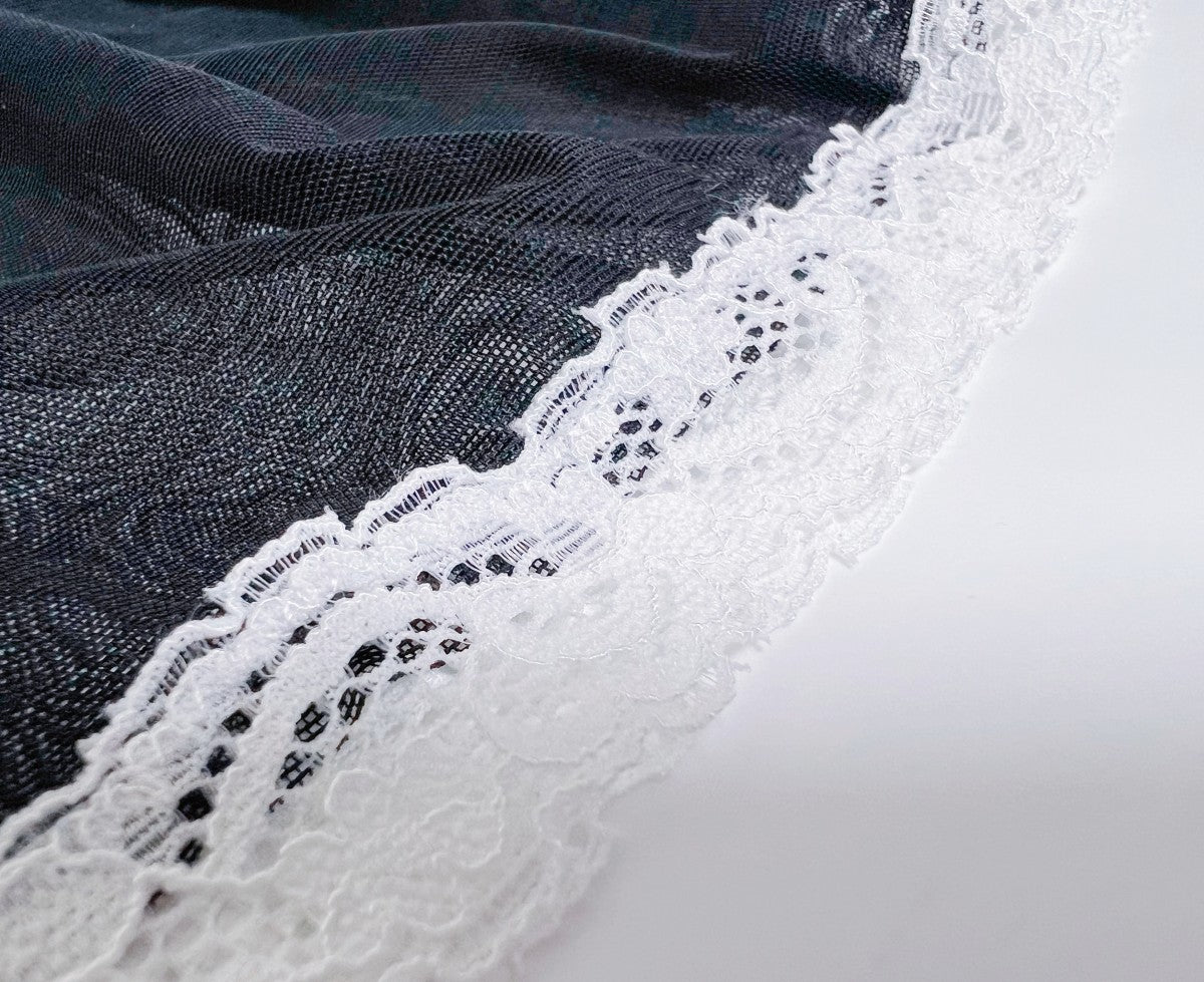 White Sexy Latina Dress Red French Maid Lingerie Role Play Costume