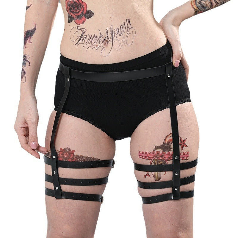 Black Hip Garter Belt