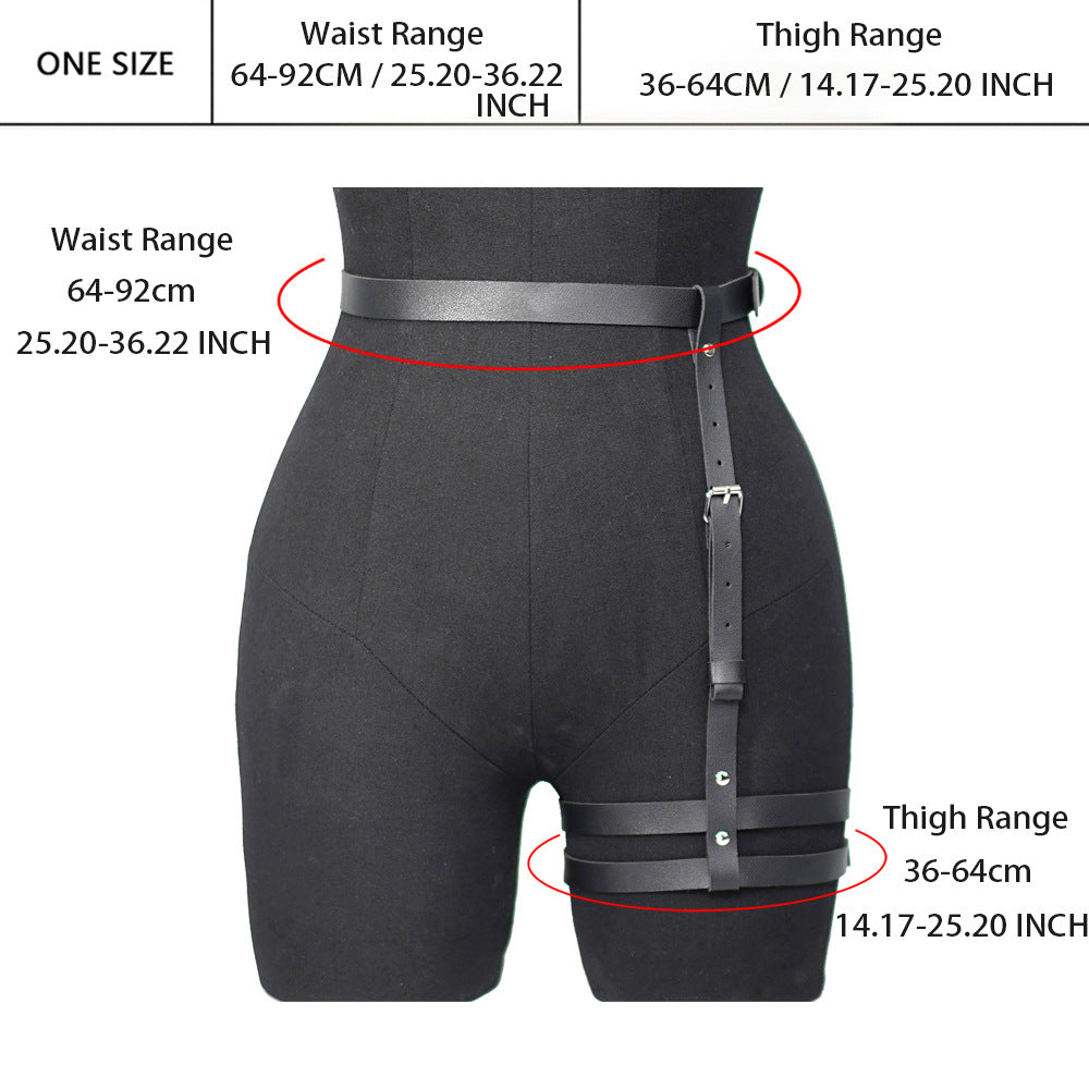Bdsm Thigh Harness Female