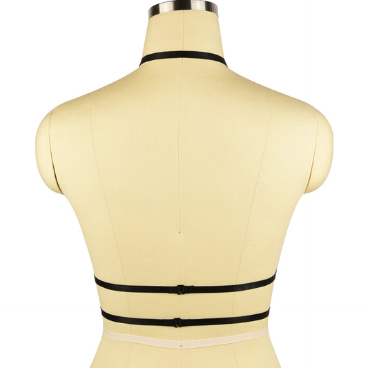 Red Sexy Bra Revealing Body Harness Lingerie