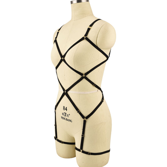 Red White Bodysuit White Bdsm Lingerie Harness Sex Teddy