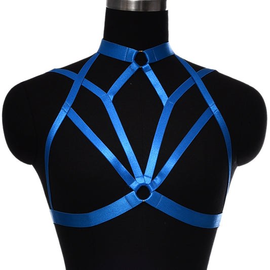 Revealing Bra for Sexy Black Sexy Harness Lingerie