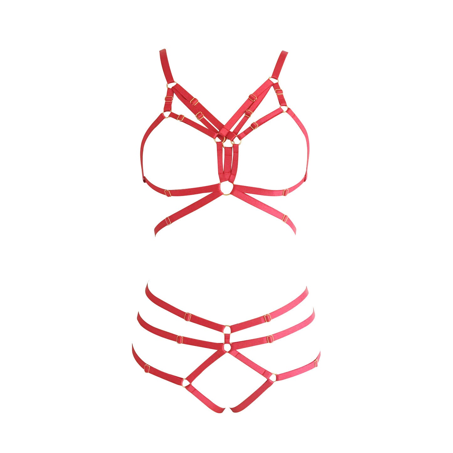 Sex Sexy Valentines Lingerie Set Black Body Harness Lingerie Sexy Bra Panties