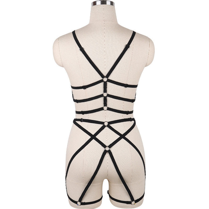 Sexiest Sexy Latina Lingerie Set Red Bdsm Harness Lingerie Women Bra Panties