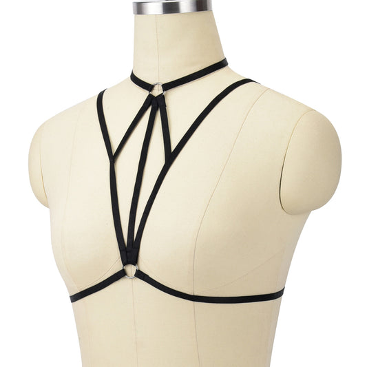 Sexy Sexy No Bra Hot Bondage Harness Lingerie