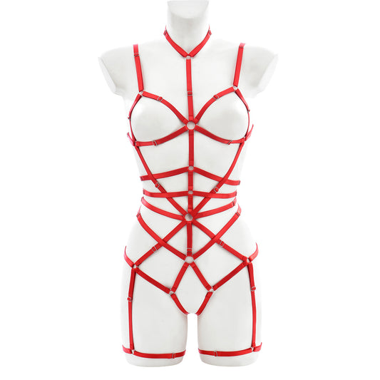 Sexy White Bodysuit Hot Sexy Harness Lingerie White Teddy